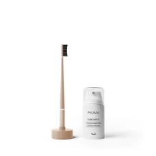 Set Periuta + Pasta de dinti 75ml Soft Nude, Piuma