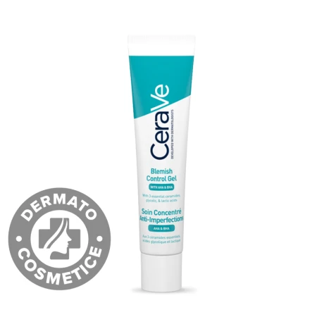 Gel anti-imperfectiuni ten cu tendinta acneica cu AHA si BHA, 40ml, CeraVe