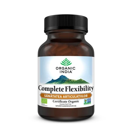 Complete Flexibility - Sanatatea Articulatiilor, eco, 60 capsule vegetale, Organic India