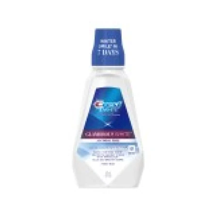 Apa de Gura, Crest, 3D White, Glamorous White, fara Alcool, Albirea Dintilor, 473ml
