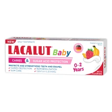 Pasta de dinti pentru copii de la 0-2 ani ptrotectie anticarie si zaharuri, 55ml, Lacalut