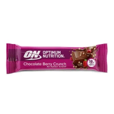 Baton proteic cu aroma de ciocolata si fructe de padure, 55g, Optimum Nutrition
