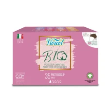 Protej slip din bumbac compostabil ecologic 1 picatura 35buc Vivicot