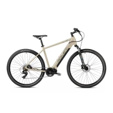 Bicicleta electrica de trekking barbati Romet Orkan 1 M MM Sampanie/Argintiu 2023