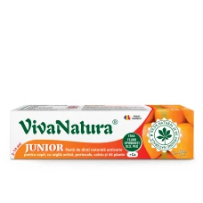Pasta de dinti cu portocale GennaDent Junior, 80ml, VivaNatura