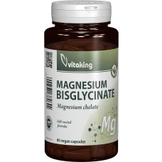Bisglicinat de magneziu, 80 capsule, Vitaking