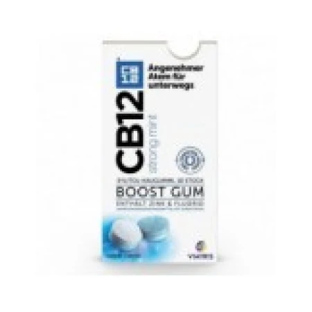 Tablete Masticabile, Mylan, CB12, Boost Gum, Tratament Impotriva Respiratiei Mirositoare si Halitozei, 10 buc