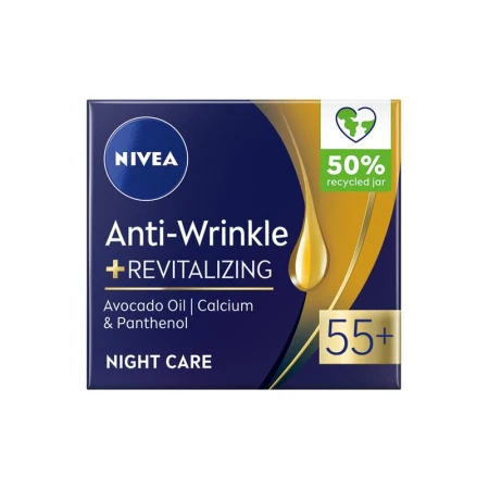 Crema de noapte anti-rid revitalizanta 55+, 50ml, Nivea