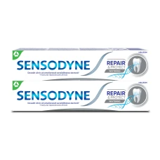 Pachet Pasta de dinti Repair & Protect Whitening 1 + 50% reducere la al doilea produs, 2 x 75ml, Sensodyne