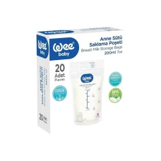 Pungi pentru stocarea laptelui, 200ml x 20 bucati, Wee Baby