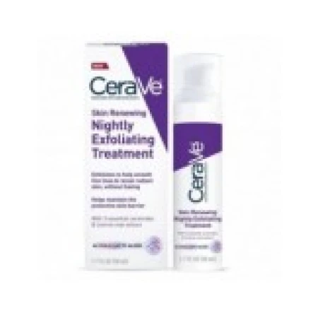 Ser de Fata, CeraVe, Nightly Exfoliating Treatment, impotriva Petelor Pigmentare, cu Acid Glicolic, Acid Lactic, 50ml