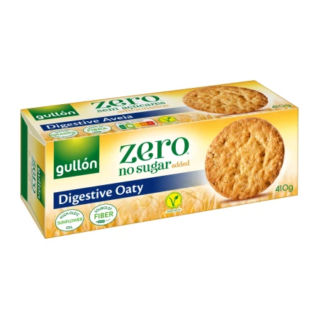 Biscuiti digestivi fara zahar adaugat Avena, 410g, Gullon
