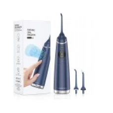 Irigator / Dus Bucal, NiceFeel, FC2660, fara fir, 2x Varfuri Incluse, 3x Programe, Rezevor 260ml, Albastru