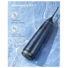 Irigator / Dus Bucal, NiceFeel, FC2660, fara fir, 2x Varfuri Incluse, 3x Programe, Rezevor 260ml, Albastru