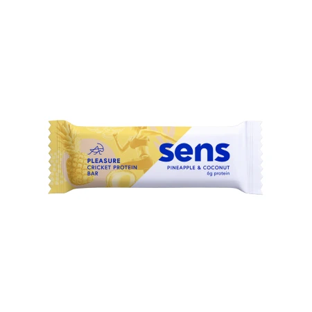 Baton proteic cu aroma de ananas si cocos Pleasure, 40g, Sens