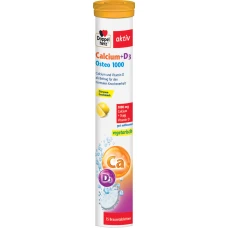 Calciu + D3 Osteo 1000 mg, 15 comprimate efervescente, Doppelherz