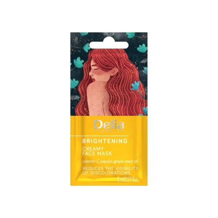 Masca de fata iluminatoare, 8ml, Delia Cosmetics