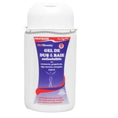 Gel de Dus Anticelulitic, 300 ml, Favisan