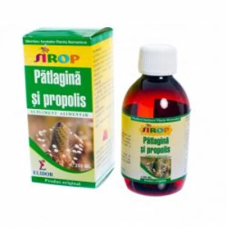 Sirop patlagina si propolis, 200mililitri, Elidor