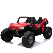 UTV electric pentru copii BJX1928, tractiune 4x4, 300W putere, 24V, echipare PREMIUM  Rosu