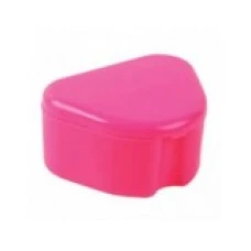 Cutie Depozitare, ZAMO®, pentru Proteza, Aparat Dentar, Lucrari Dentare, Culoare Roz