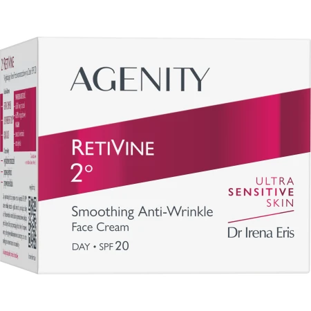 Crema de zi antirid cu efect de netezire RetiVine 2 SPF20, 50ml, Agenity