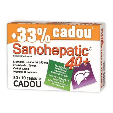 Sanohepatic 40+, 30 capsule, Natur Produkt
