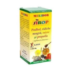 Sirop podbal, ridiche, propolis, miere, 200mililitri, Elidor