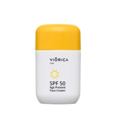 Crema de protectie solara SPF 50 age prevent Solar, 50ml, Viorica
