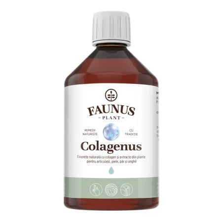Colagen lichid pentru articulatii si piele Colagenus, 500ml, Faunus Plant