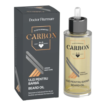 Ulei pentru barba Carbon, 30ml, Doctor Fiterman