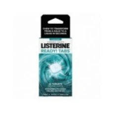 Set 16x Tablete Masticabile, Listerine, Ready Tabs, impotriva Halitozei si Respiratiei Urat Mirositoare, Fara Zahar, Fara Alcool