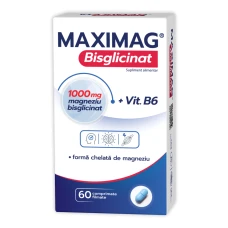 Maximag Bisglicinat, 60 comprimate filmate, Zdrovit