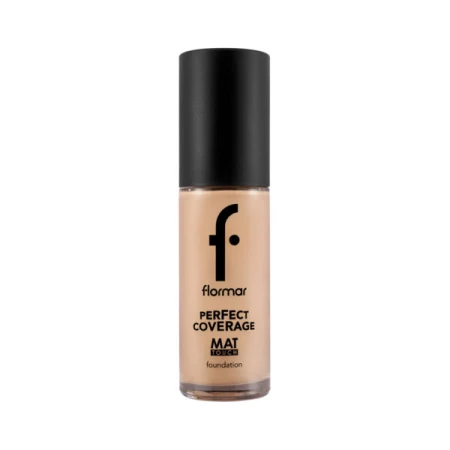 Fond de ten mat Perfect Coverage Mat Touch 321 Natural Pastelle, 30ml, Flormar
