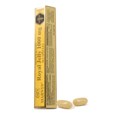 Royal Jelly cu laptisor de matca 1000mg + lecitina, 30 capsule, Marnys
