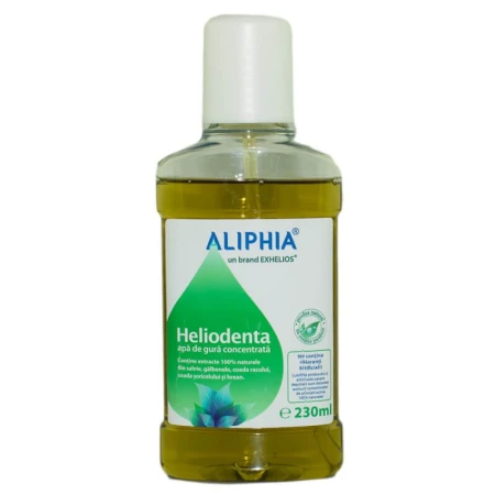 Heliodenta apa de gura, 230mililitri, Aliphia si Exhelios