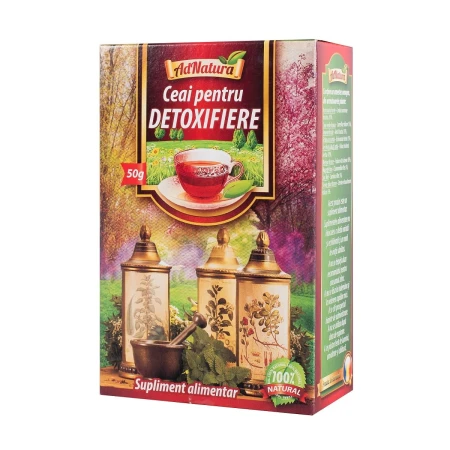 Ceai pentru detoxifiere, 50grame, AdNatura