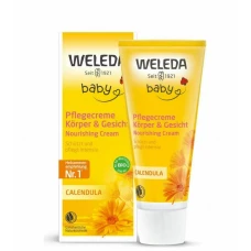 BABY Crema de corp hidratanta cu galbenele, 75ml, Weleda