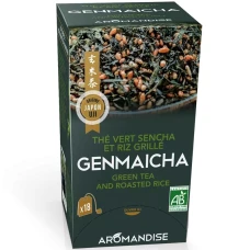 Ceai verde cu orez genmaicha bio 18dz x 2g 36g Aromandise