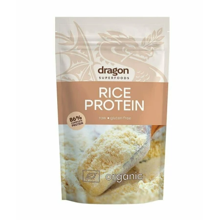 Pudra proteica din orez bio 200g Dragon Superfoods