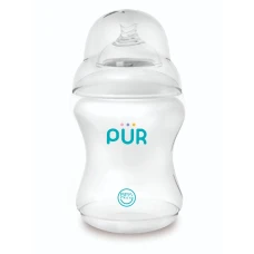 Biberon cu gura larga Comfort, 250ml, PUR