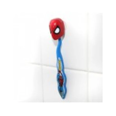 Periuta de Dinti Copii, Spiderman, cu Ventuza si Capac, Soft