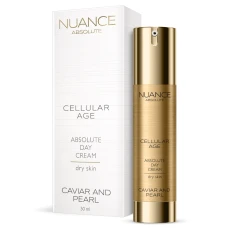 Crema de zi pentru ten uscat Caviar and Pearl, 50ml, Nuance
