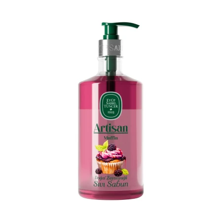 Sapun lichid cu ulei natural de masline Muffin Artisan, 600ml, Eyüp Sabri Tuncer