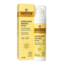 Crema protectie solara SPF40 Mineral Sunbalance, 75ml, Sattva Ayurveda