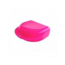 Cutie Depozitare, Zamo®, pentru Proteza, Aparat Dentar, Lucrari Dentare, Marime M, Culoare Roz