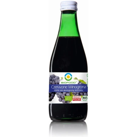 Suc de struguri rosii bio 300ml Biofood