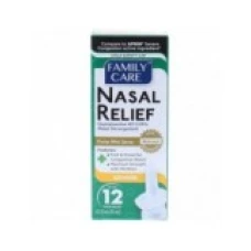 Spray Nazal, Family Care, Nasal Relief, cu HCL 0.05, Amelioreaza Congestia Membranelor Nazale, 15ml