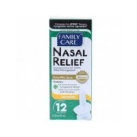 Spray Nazal, Family Care, Nasal Relief, cu HCL 0.05, Amelioreaza Congestia Membranelor Nazale, 15ml