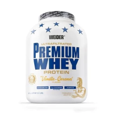 Pudra proteica cu aroma de Vanilla-Caramel Premium Whey, 2.3kg, Weider